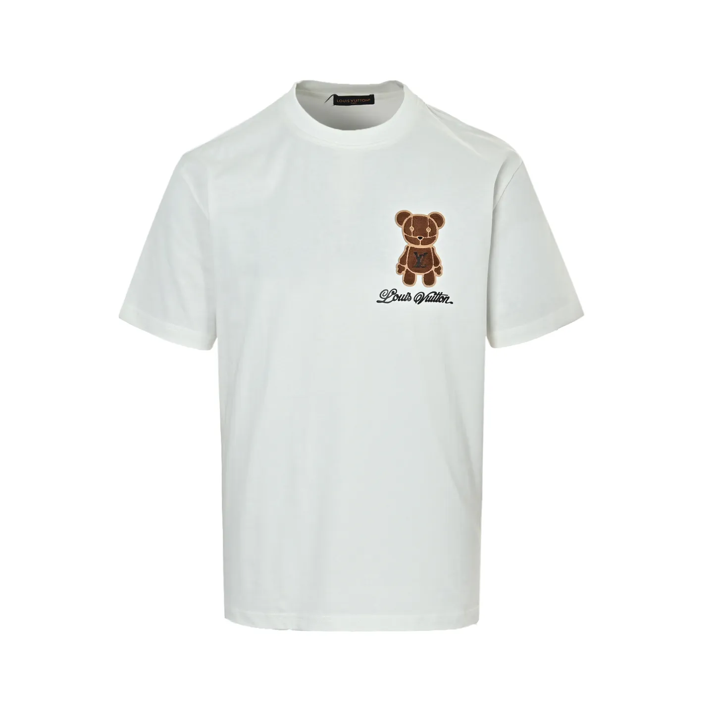 Louis Vuitton/Louis Vuitton 26ss towel patch bear short sleeves